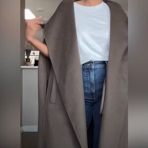 Zara Cape Style Stylish Brown Coat